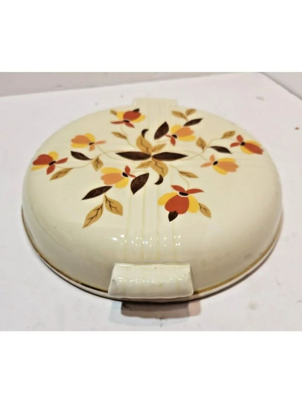 Vintage Hall Autumn Leaf Casserole with Two Handles Lid Replacement